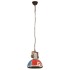 Lámpara colgante industrial redonda multicolor E27 25 W 30