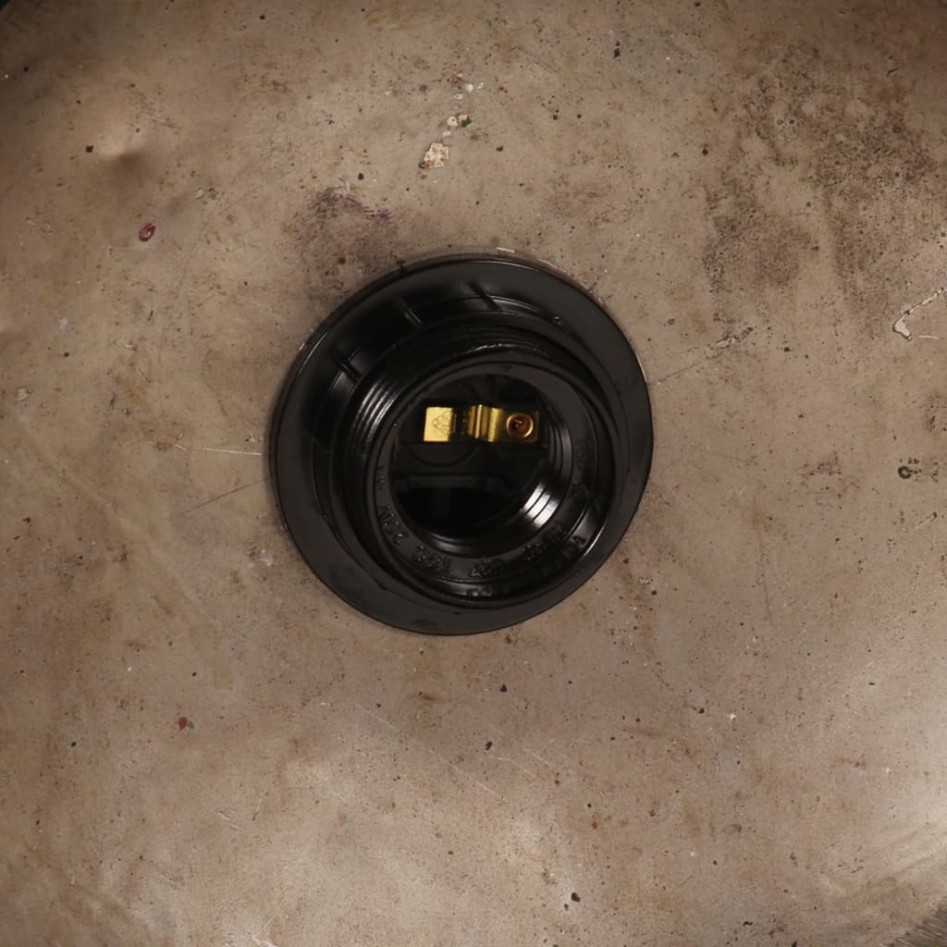 Lámpara colgante industrial redonda multicolor E27 25 W 30