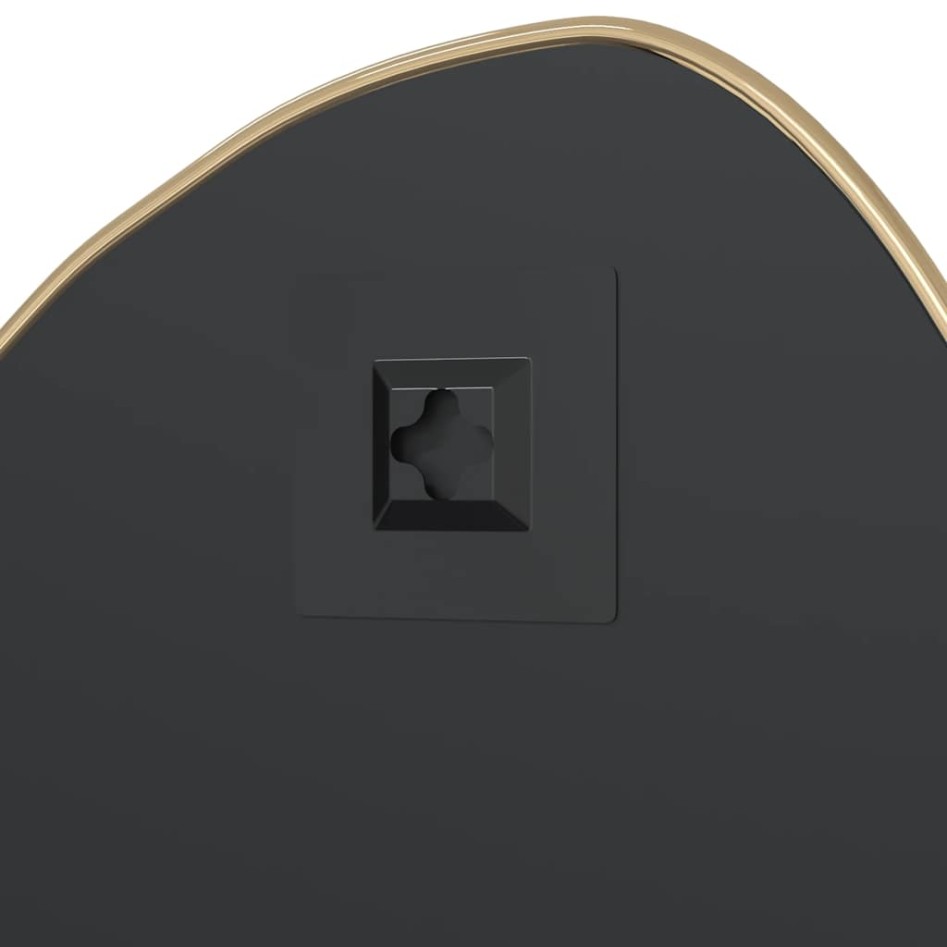 Espejo de pared dorado 60x50