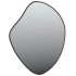 Espejo de pared negro 60x50