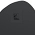 Espejo de pared negro 60x50