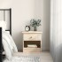 Mesita de noche ALTA madera maciza de pino 41x35x41