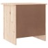 Mesita de noche ALTA madera maciza de pino 41x35x41