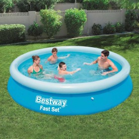 Bestway Piscina inflable redonda Fast Set 366x76