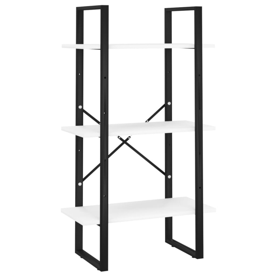 Estantería de 5 niveles madera contrachapada gris 60x30x175