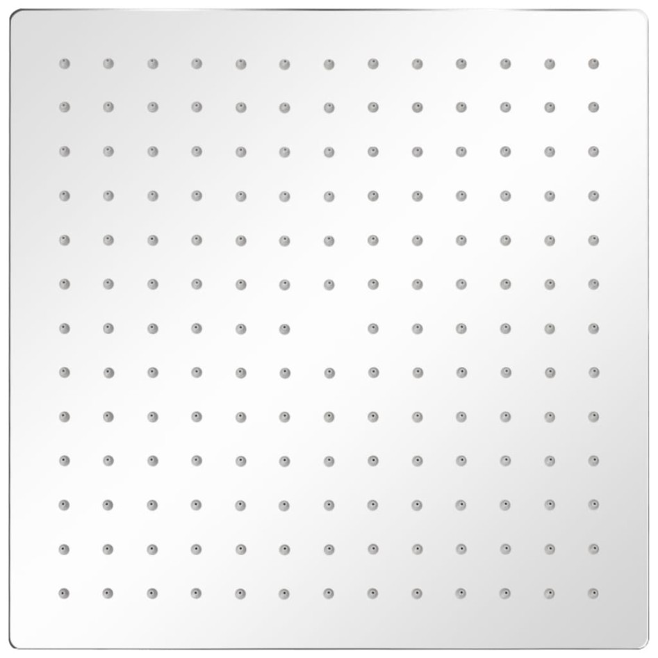 Cabezal de ducha efecto lluvia 2 uds acero inoxidable 30x30