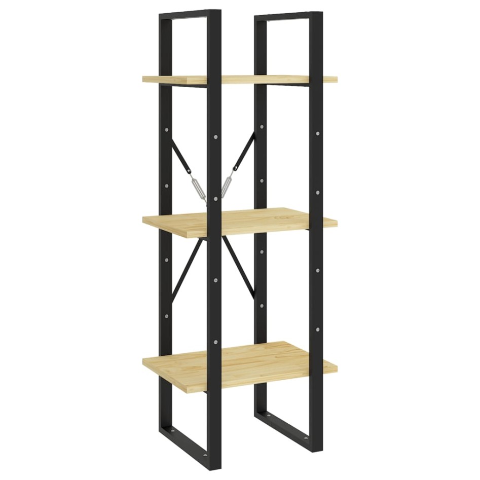 Estantería de 5 niveles madera maciza pino 40x30x175