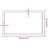 Tablero mesa madera roble tratada marrón claro 100x60x(2-4)