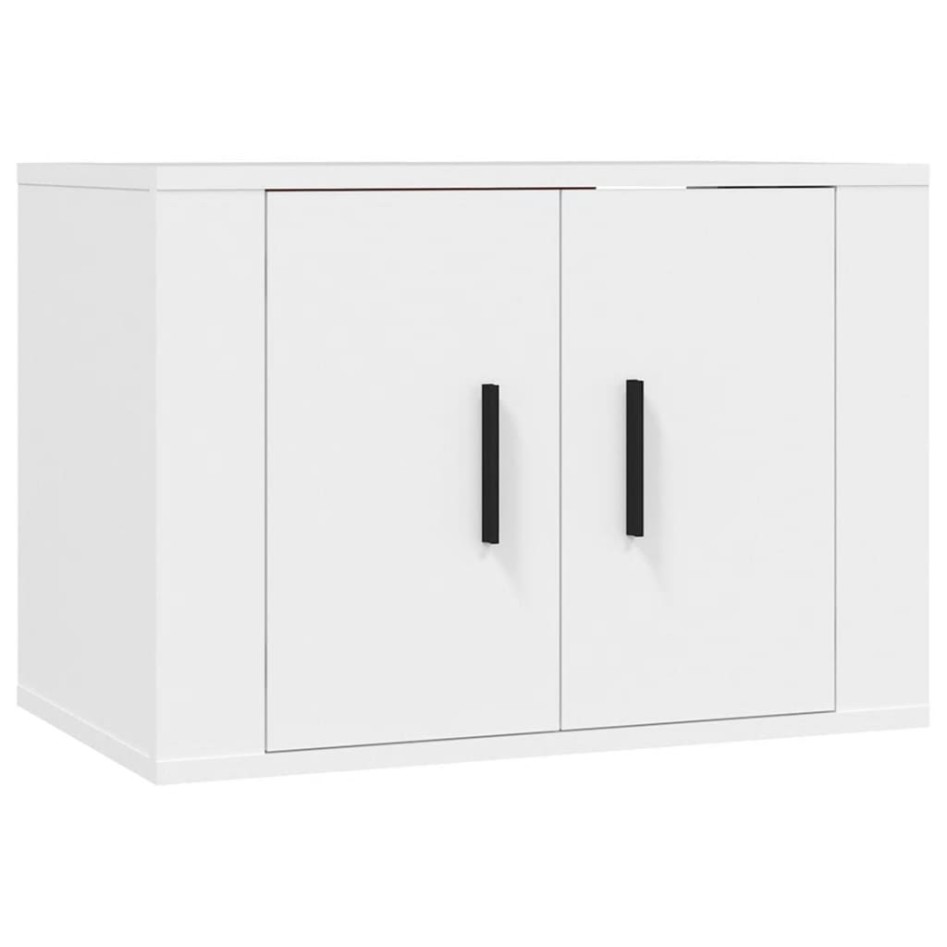 Set de muebles de TV 2 piezas madera contrachapada