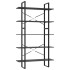 Estantería 5 niveles madera ingeniería gris 100x30x175