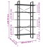 Estantería 5 niveles madera ingeniería gris 100x30x175