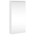 Mueble de baño de esquina con espejo blanco 30x24x60