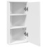 Mueble de baño de esquina con espejo blanco 30x24x60