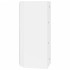 Mueble de baño de esquina con espejo blanco 30x24x60