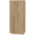 Mueble de baño de esquina con espejo roble 30x24x60