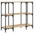 Mesa consola madera de ingeniería roble Sonoma 102x35x90