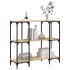 Mesa consola madera de ingeniería roble Sonoma 102x35x90