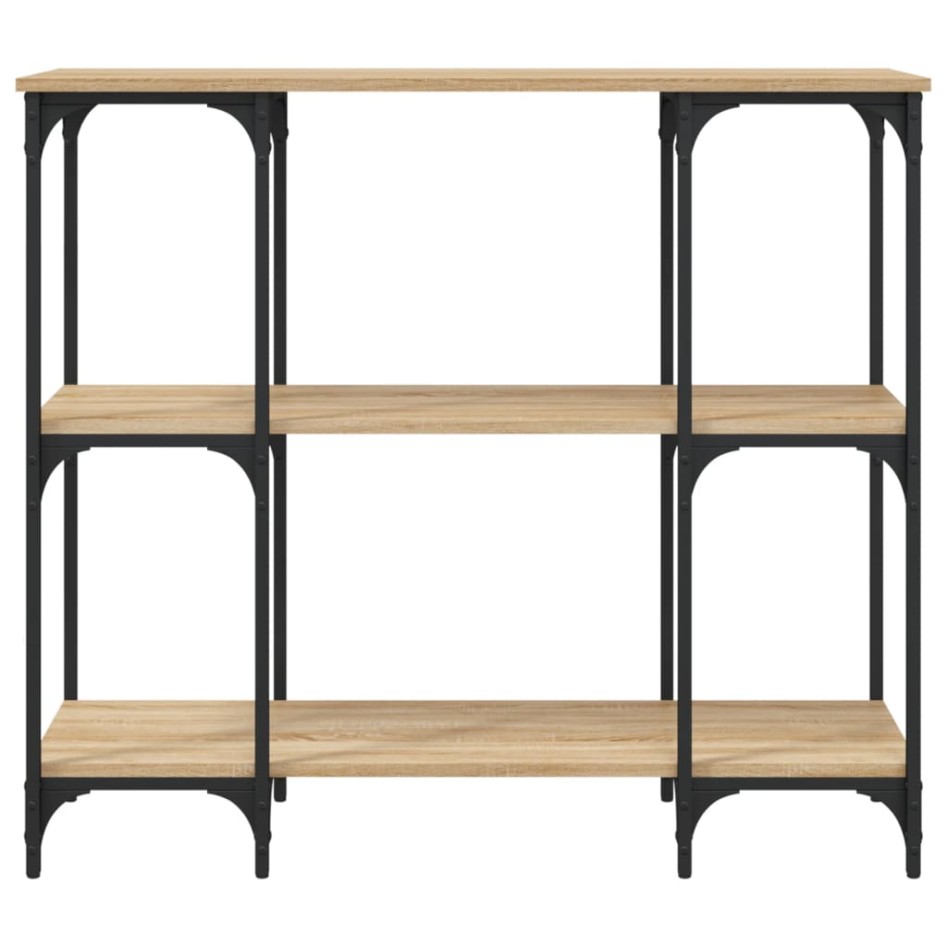 Mesa consola madera de ingeniería roble Sonoma 102x35x90