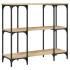 Mesa consola madera de ingeniería roble Sonoma 102x35x90