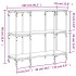 Mesa consola madera de ingeniería roble Sonoma 102x35x90