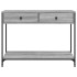 Mesa consola madera de ingeniería gris Sonoma 100x34,5x75