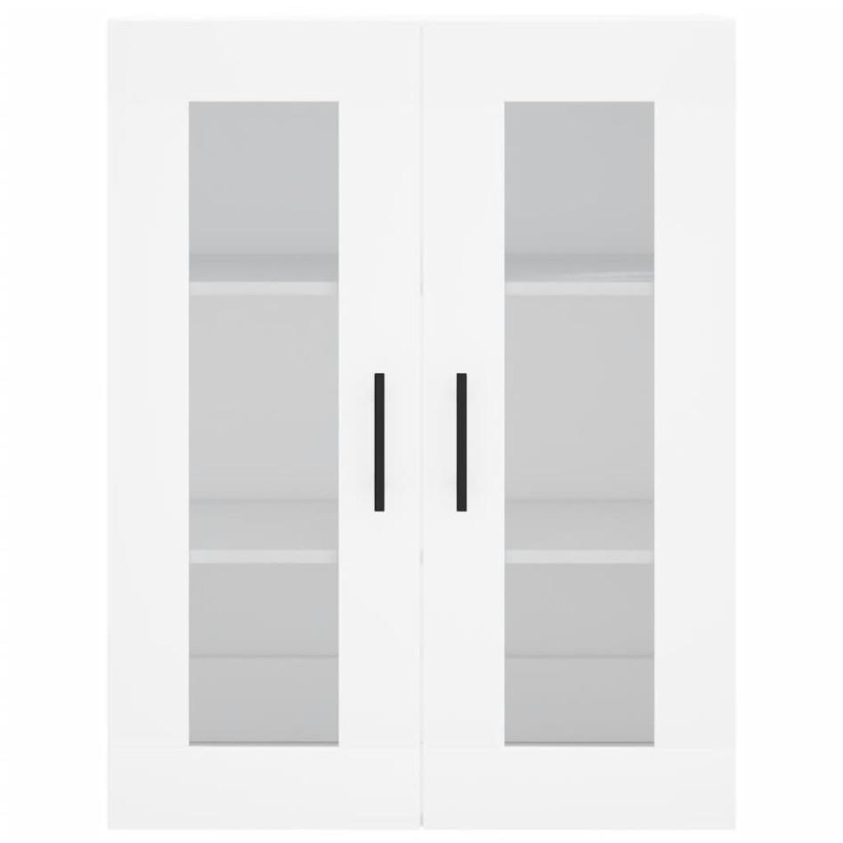 Aparador alto madera contrachapada blanco 69,5x34x180