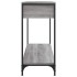 Mesa consola madera de ingeniería gris Sonoma 100x34,5x75
