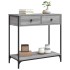 Mesa consola madera de ingeniería gris Sonoma 75x34,5x75