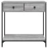 Mesa consola madera de ingeniería gris Sonoma 75x34,5x75