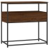 Mesa consola madera de ingeniería marrón roble 75x40x75