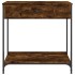 Mesa consola madera de ingeniería roble ahumado 75x34,5x75