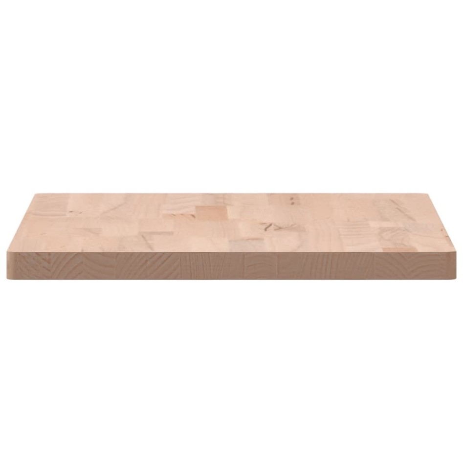 Tablero rectangular de madera maciza de haya 60x40x2,5