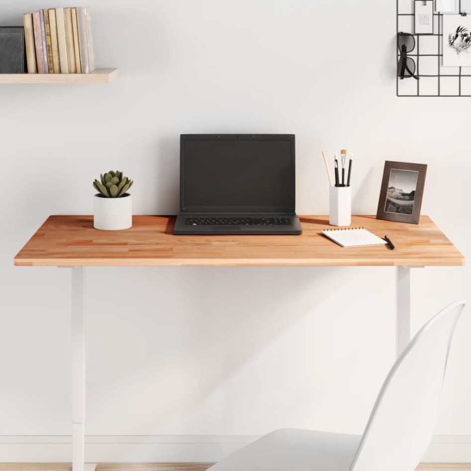 Tablero rectangular de madera maciza de haya 100x60x1,5