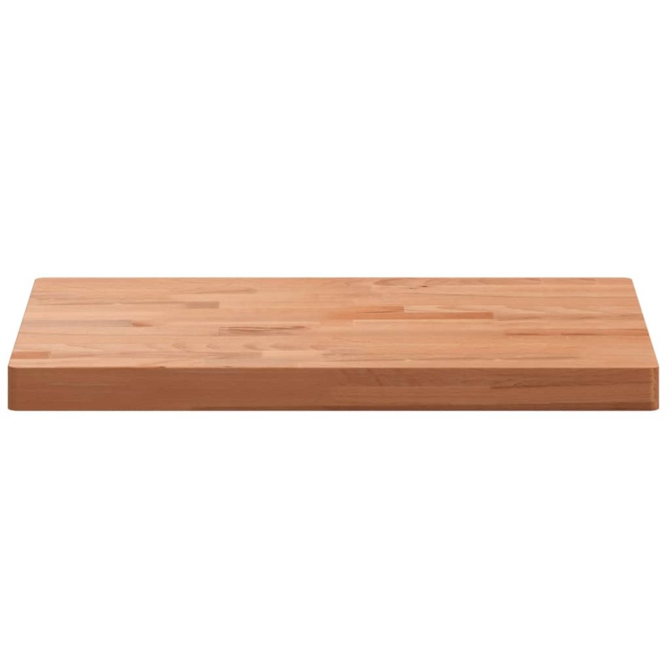 Tablero rectangular de madera maciza de haya 60x40x4
