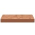 Tablero rectangular de madera maciza de haya 60x40x4