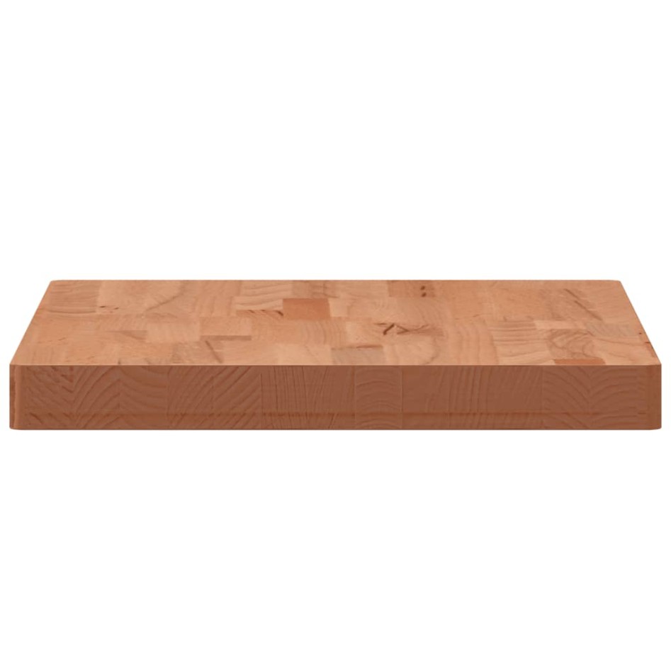 Tablero rectangular de madera maciza de haya 60x40x4