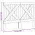 Cabecero de madera maciza de pino 140x104