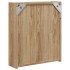 Mueble de baño con espejo y luz LED roble 45x13x52