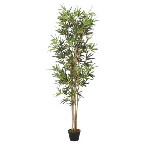 Árbol de bambú artificial con 828 hojas verde 150