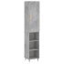Aparador de madera contrachapada gris hormigón 34,5x34x180