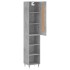 Aparador de madera contrachapada gris hormigón 34,5x34x180