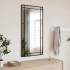 Espejo de pared rectangular de hierro negro 50x100