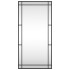 Espejo de pared rectangular de hierro negro 50x100