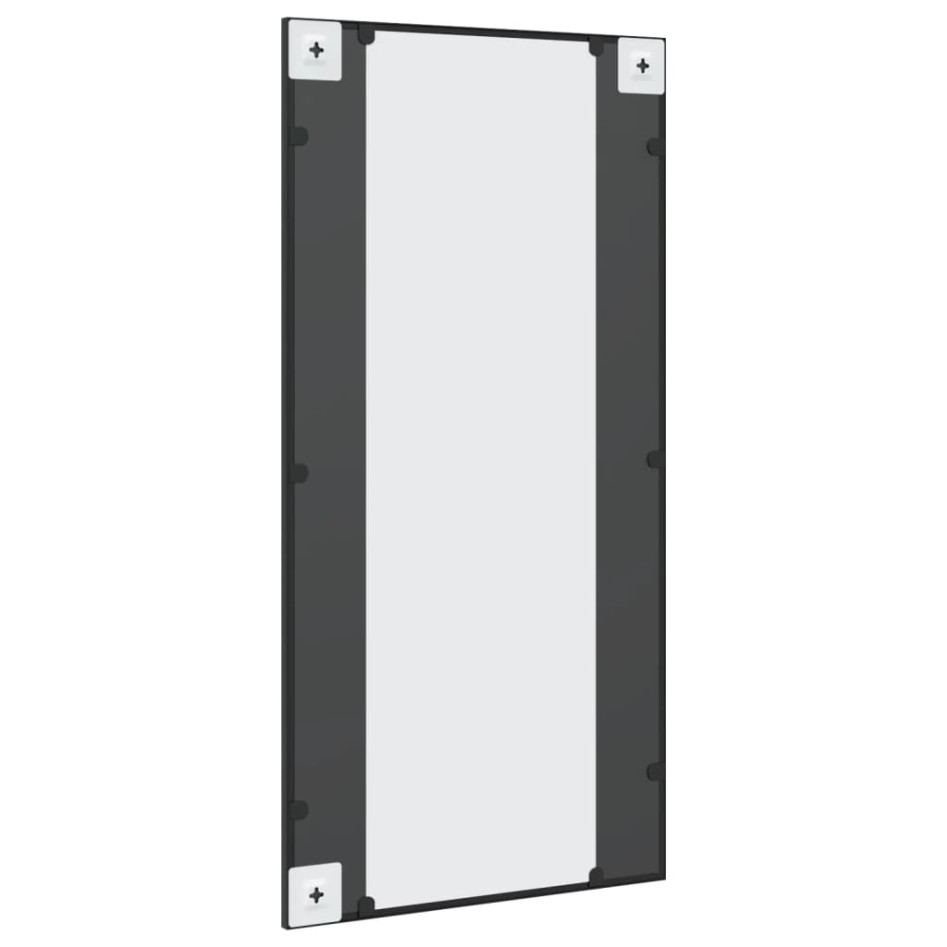 Espejo de pared rectangular de hierro negro 50x100
