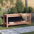Banco de jardín de madera maciza de abeto Douglas 108x35x45