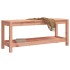 Banco de jardín de madera maciza de abeto Douglas 108x35x45