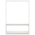 Perchero con zapatero madera maciza pino blanco 113x40x157,5