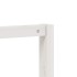 Perchero con zapatero madera maciza pino blanco 113x40x157,5