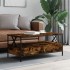 Mesa de centro madera de ingeniería roble ahumado 100x51x45