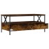 Mesa de centro madera de ingeniería roble ahumado 100x51x45